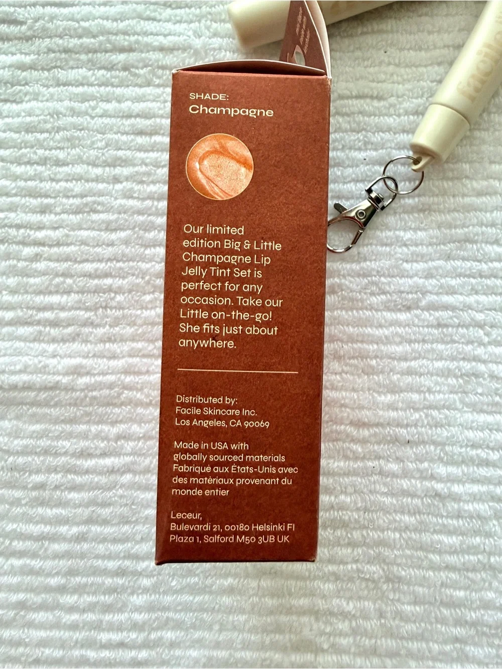 Facile Lip Jelly Tint Big & Little Lip Treatment in Creamy Beige CHAMPAGNE
